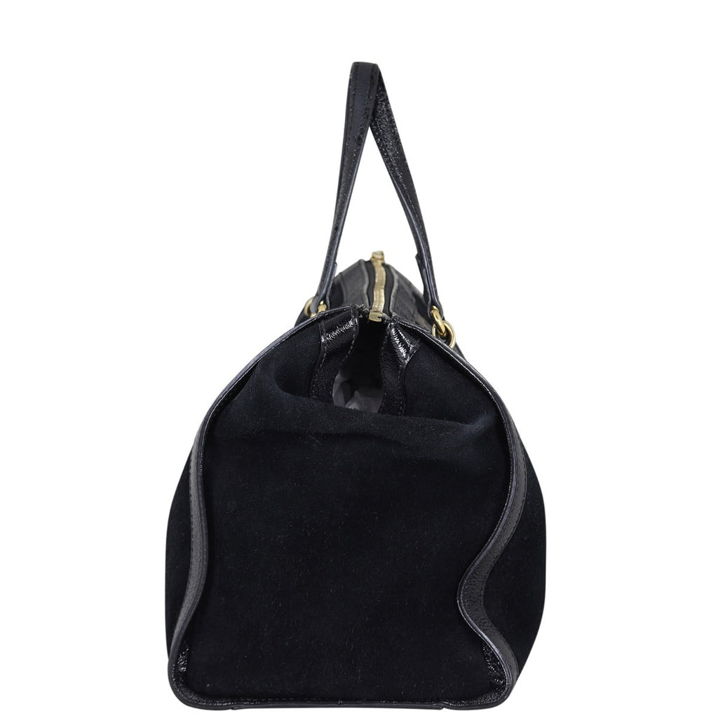 Gucci Ophidia Suede Boston Bag