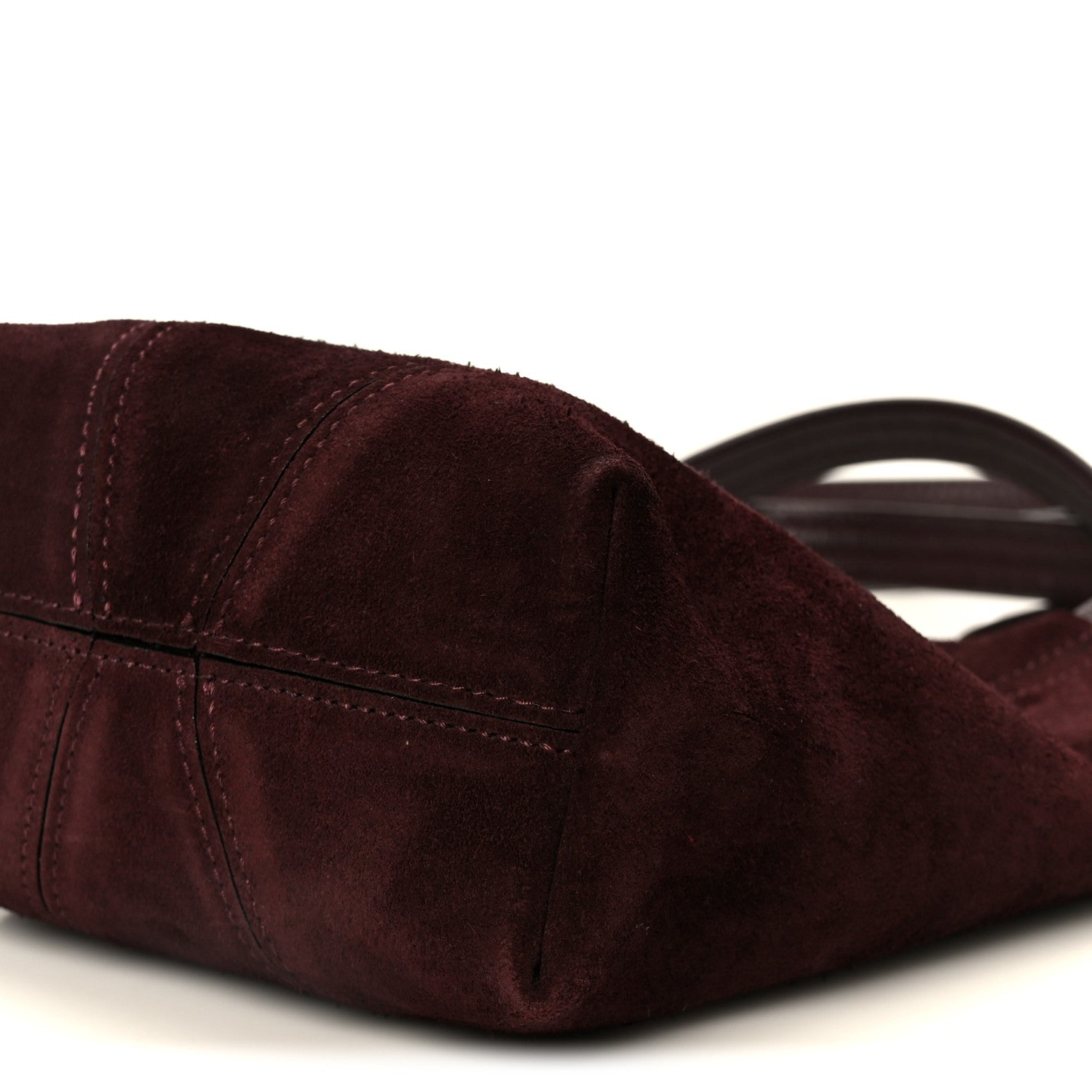 Suede Small Spin Tote Deep Violine