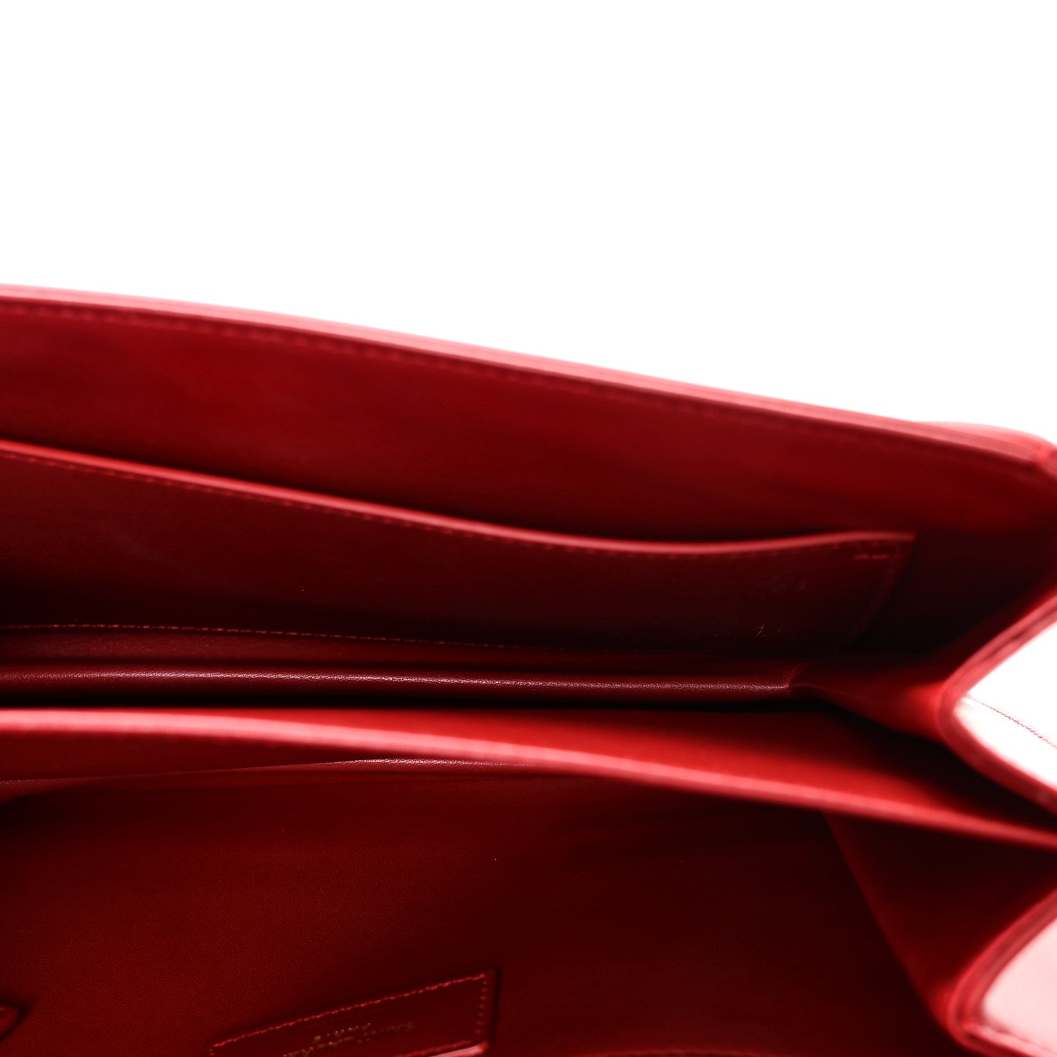 Smooth Calfskin Le Maillon Satchel Rouge Eros