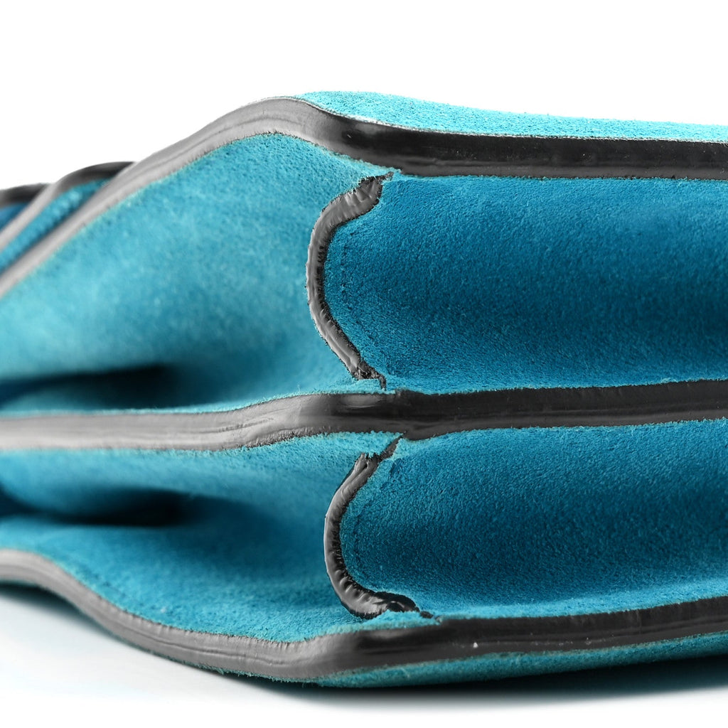 Suede Small Dionysus Shoulder Bag Blue