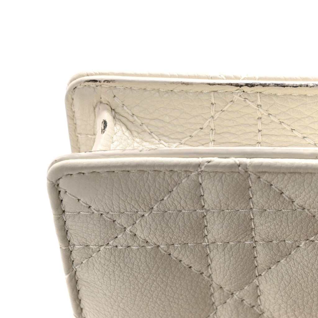 Supple Calfskin Caro Pouch with Chain Latte