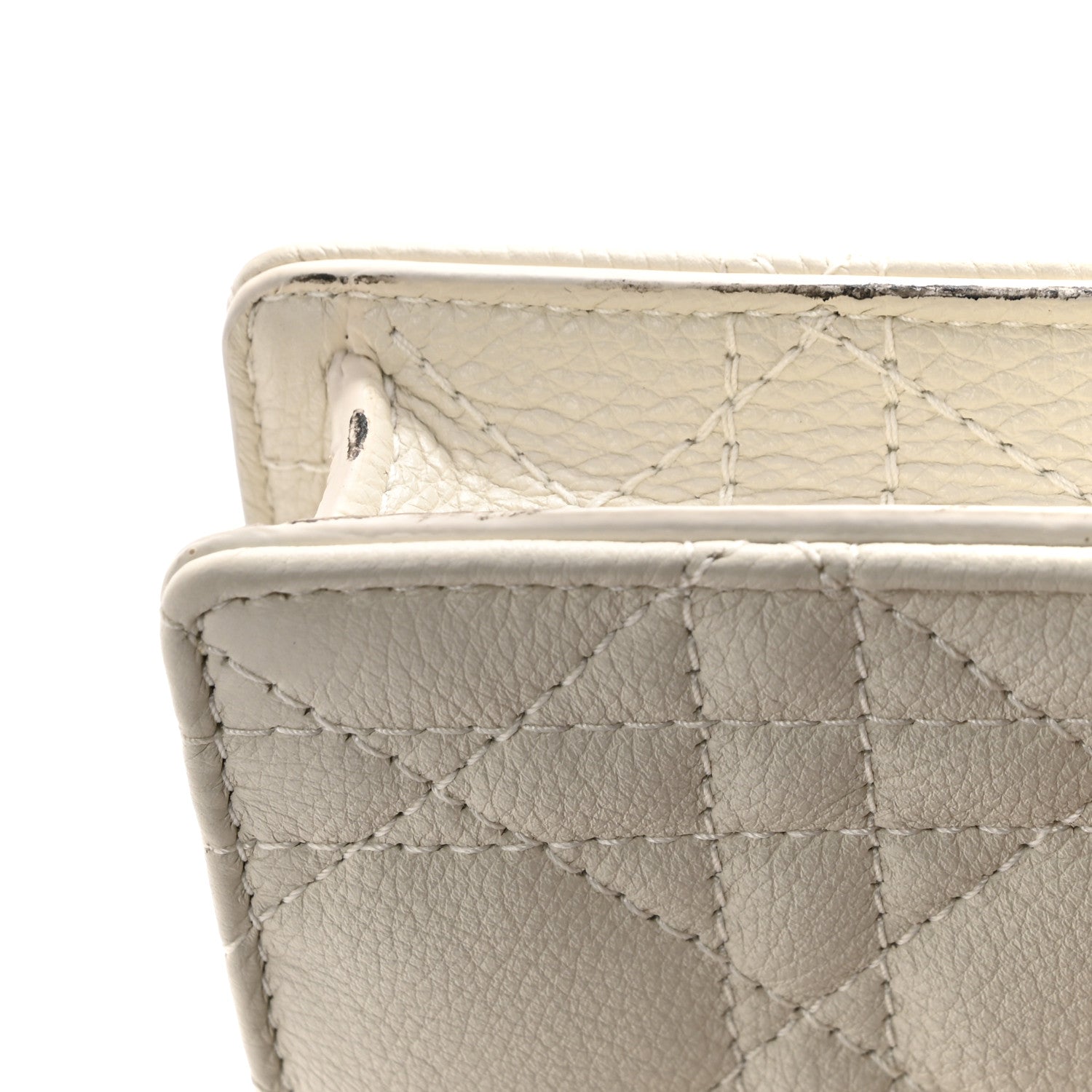 Supple Calfskin Caro Pouch with Chain Latte