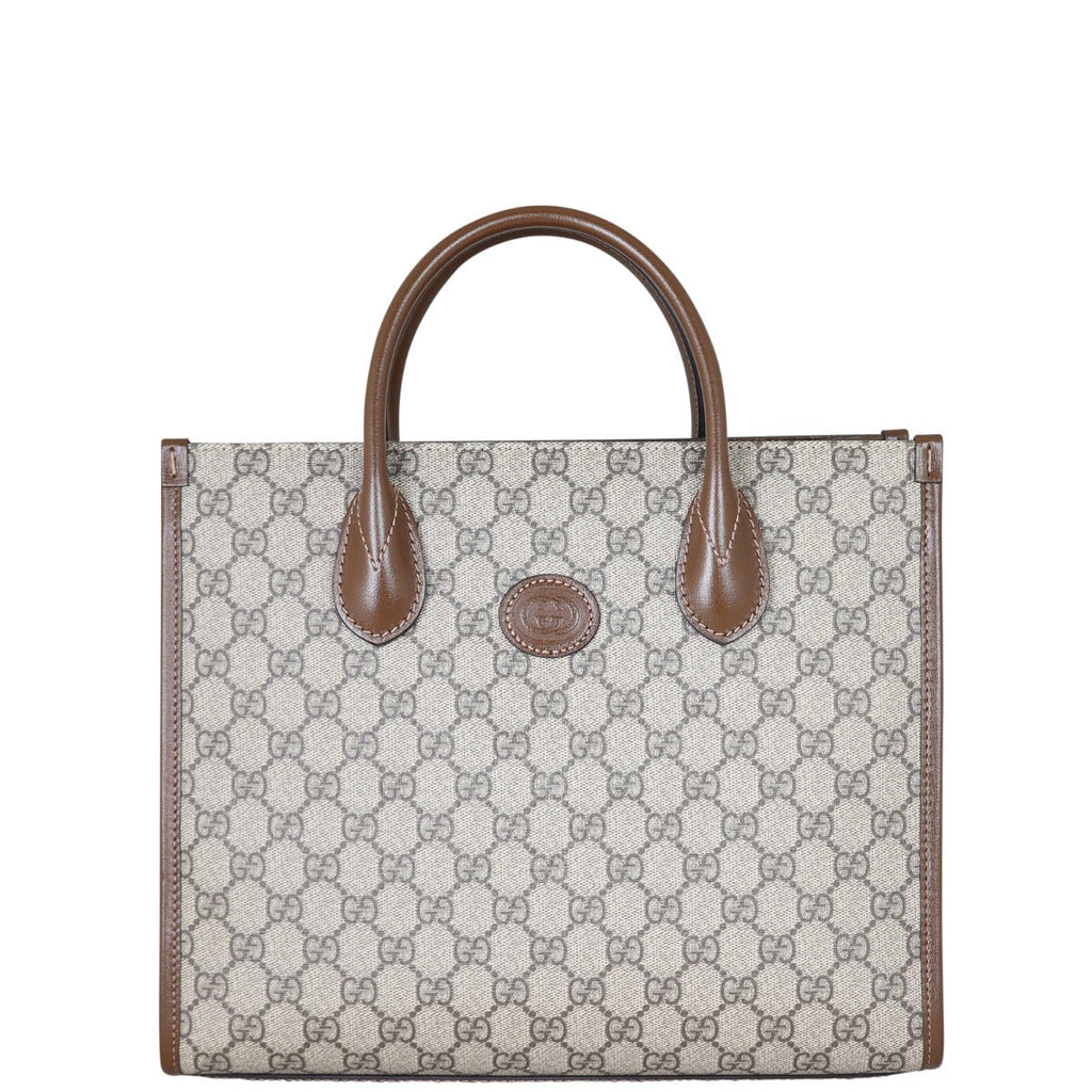 Gucci GG Supreme Interlocking G Tote Small