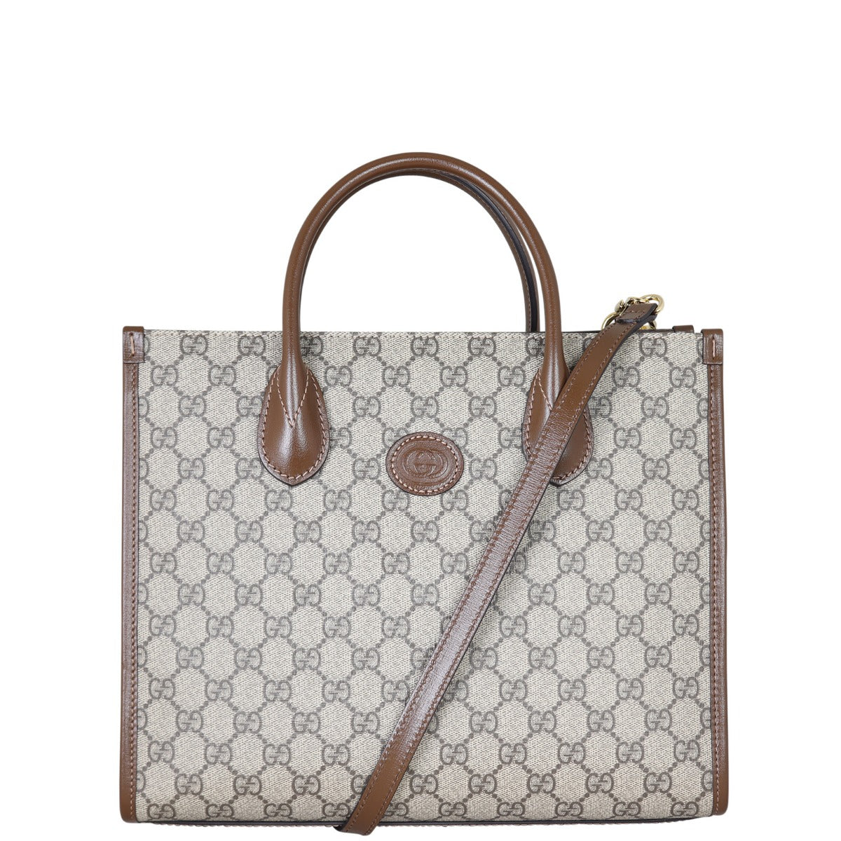 Gucci GG Supreme Interlocking G Tote Small