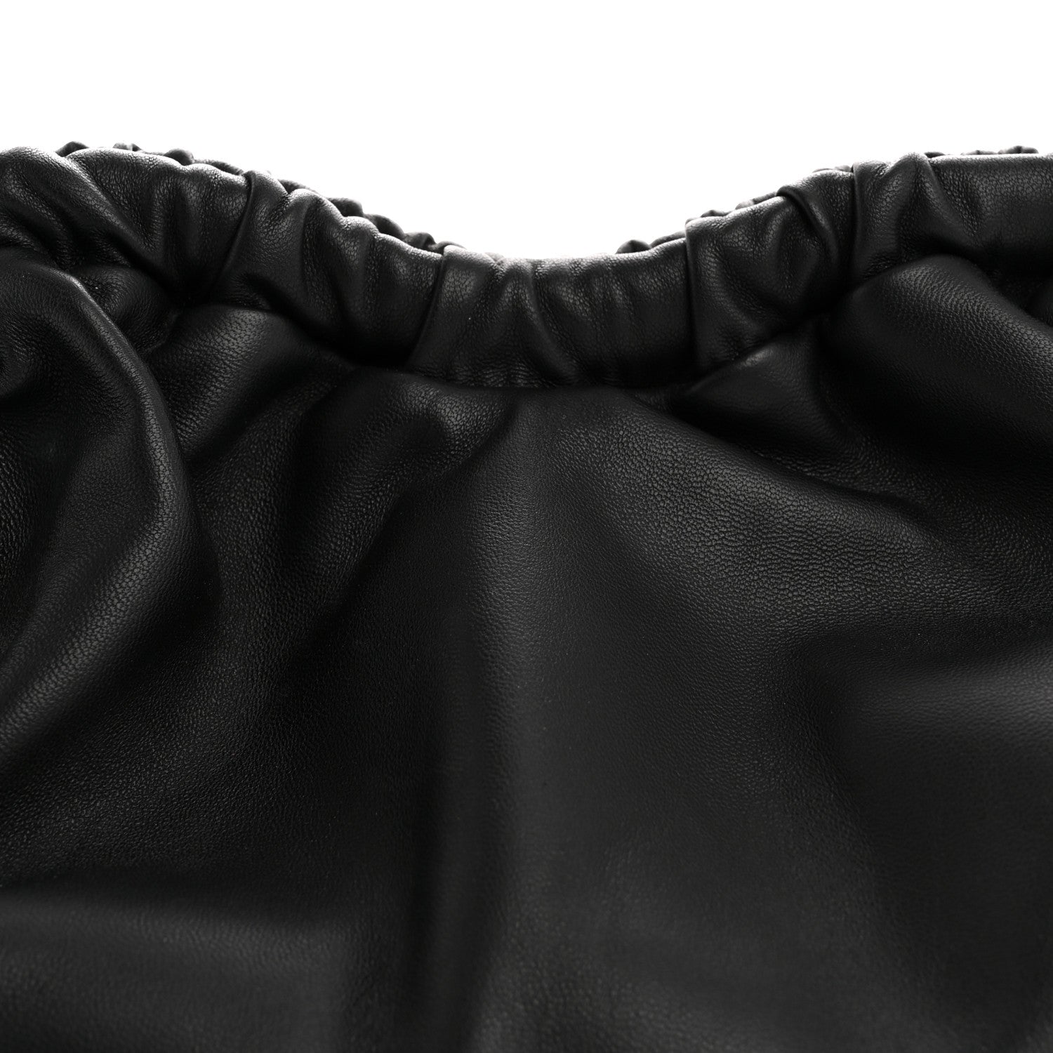 Lambskin Cloud Clutch Black Flamma