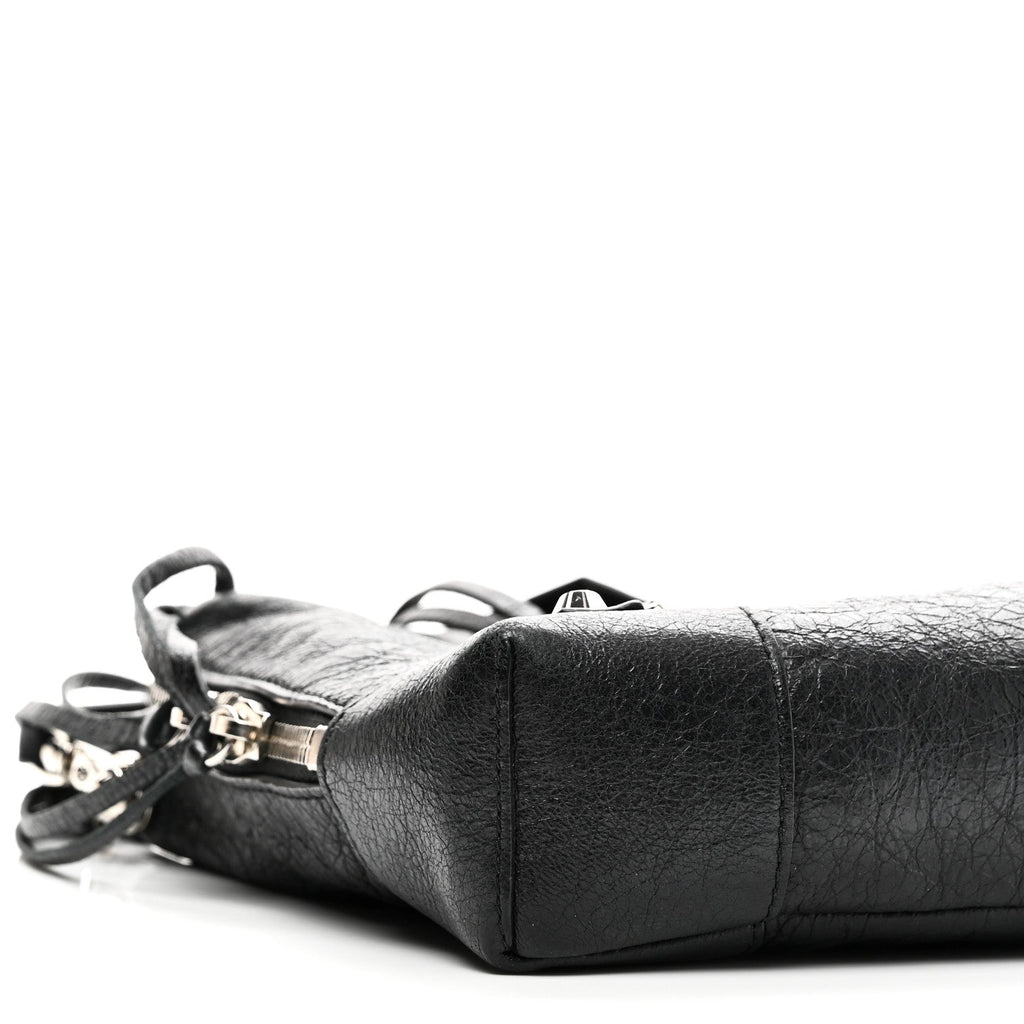 Agneau Classic Hardware XS Reporter Crossbody Black