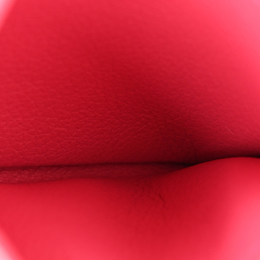 Calfskin Lockme  Holder Hot Pink