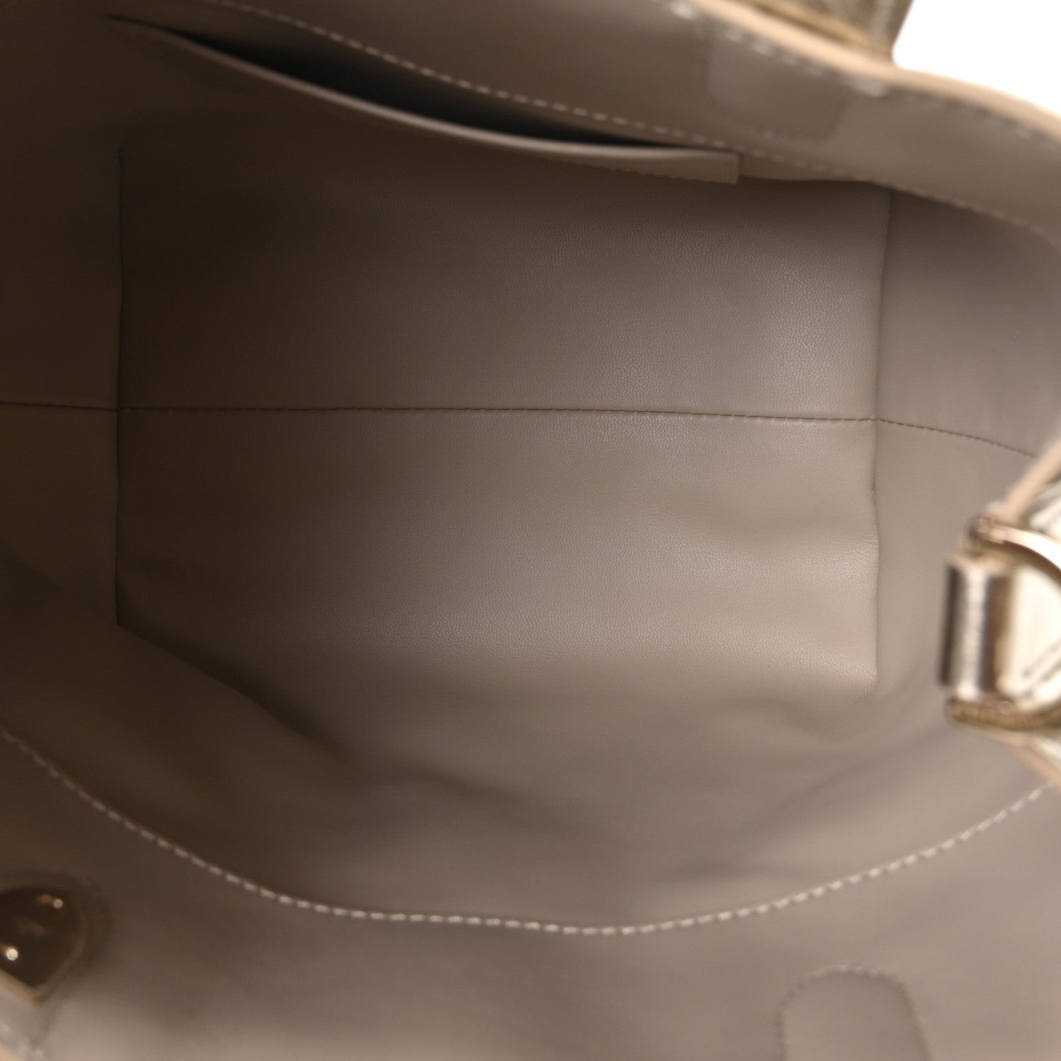 Metallic Calfskin Macrocannage Small Toujours Vertical Tote Gold