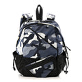 Nylon Camouflage Backpack Blue