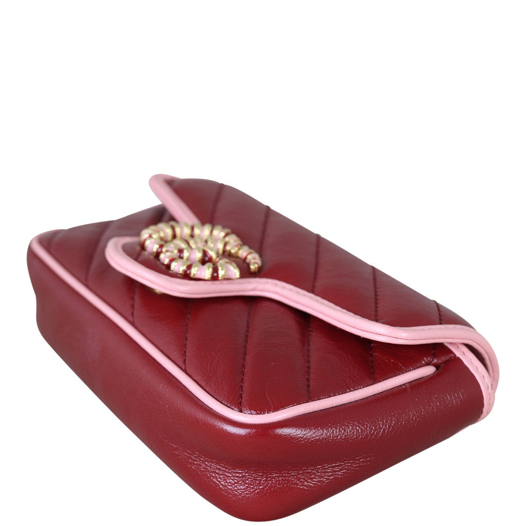 Gucci GG Marmont Matelasse Super Mini Shoulder Bag