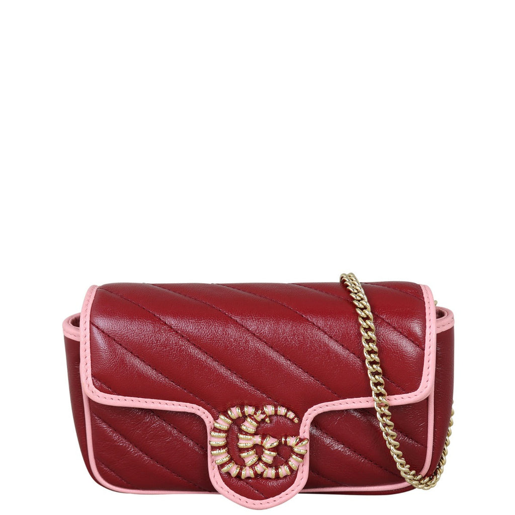 Gucci GG Marmont Matelasse Super Mini Shoulder Bag