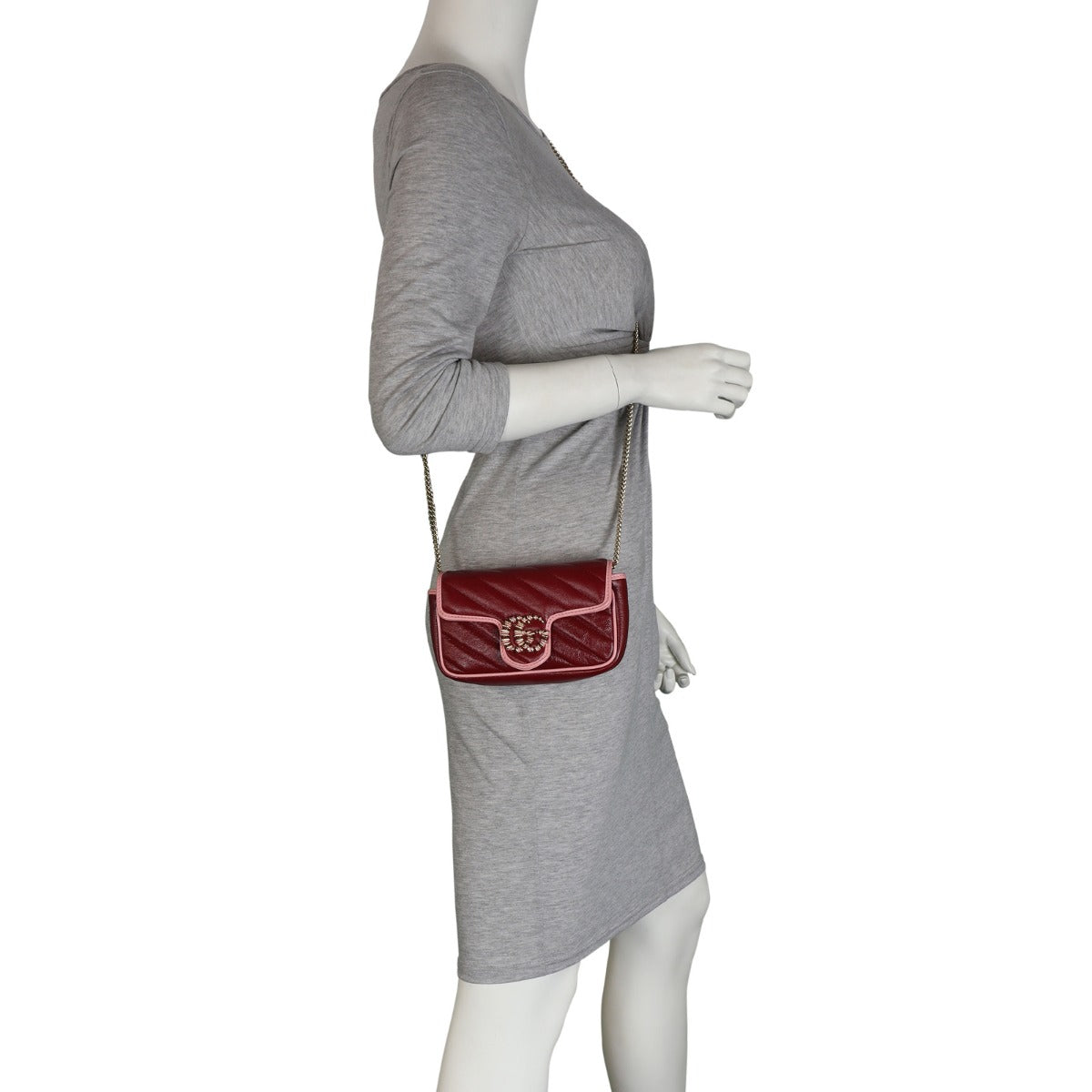 Gucci GG Marmont Matelasse Super Mini Shoulder Bag