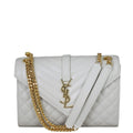 Saint Laurent Monogram Mix Matelasse Envelope Chain Bag Medium