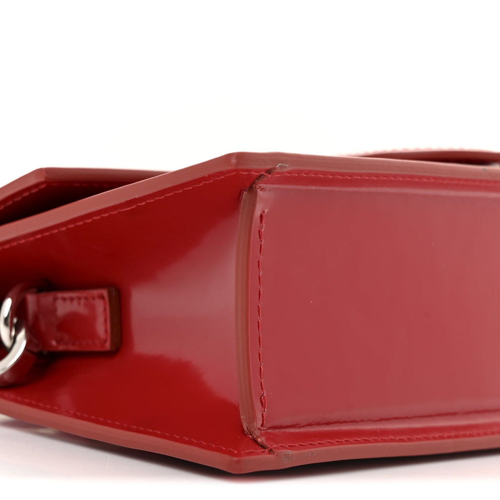 Glazed Calfskin Le Grand Bambino Red