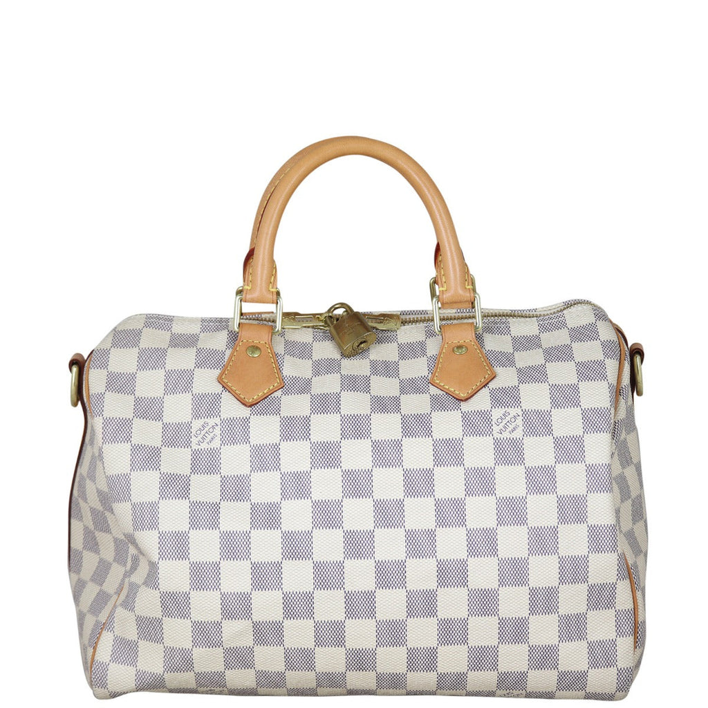 Louis Vuitton Speedy 30 Bandouliere Damier Azur