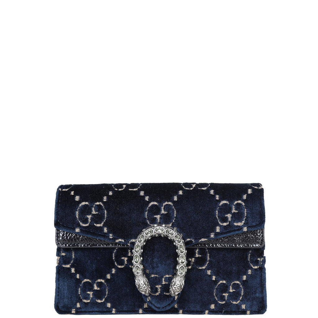 Gucci Dionysus Super Mini GG Velvet Bag