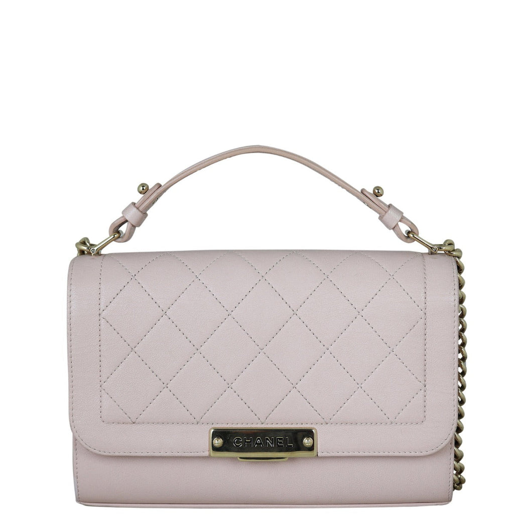 Chanel Label Click Flap Bag