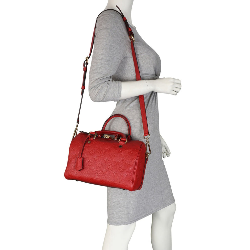 Louis Vuitton Speedy 25 Bandouliere Monogram Empreinte