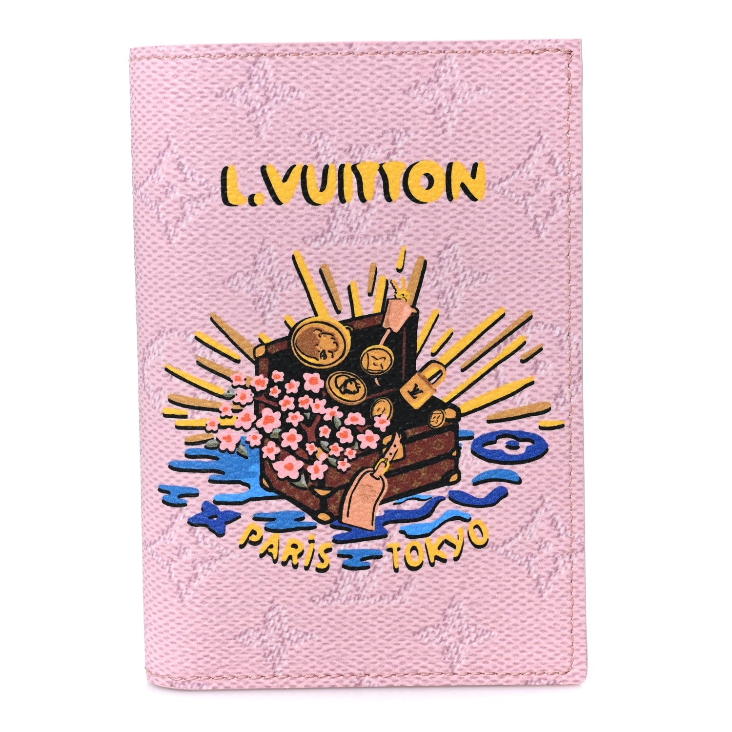 Monogram Paris Tokyo Pocket Organizer NM Pink