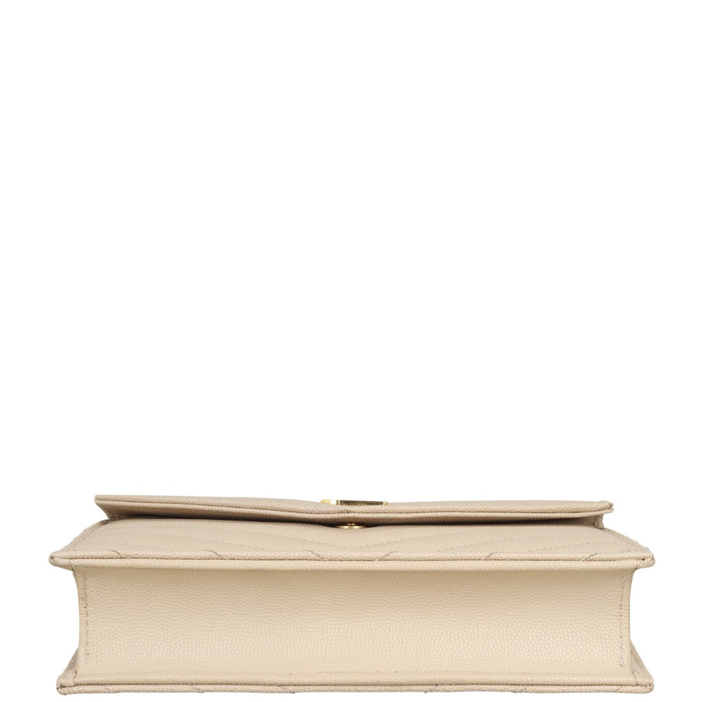 Saint Laurent Cassandre Envelope Chain Wallet