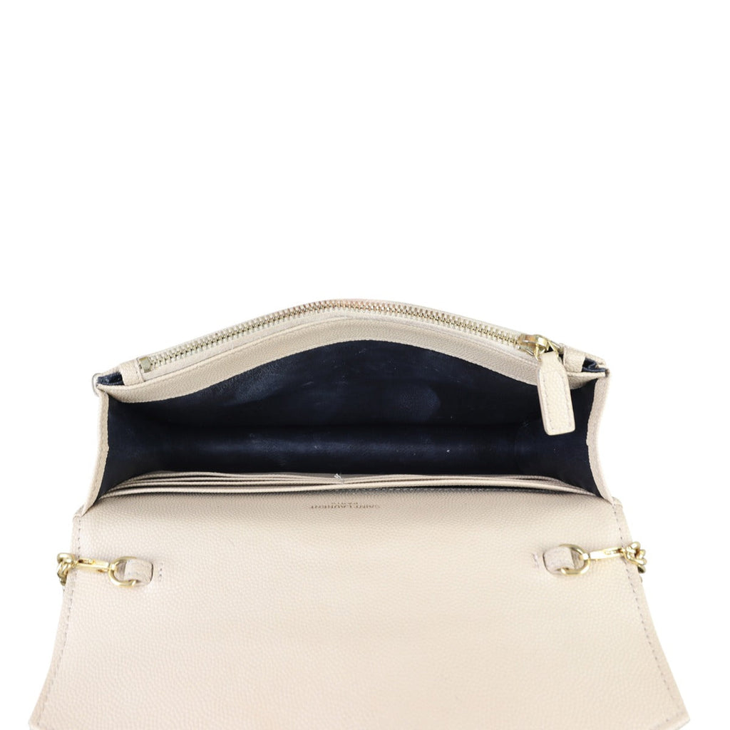 Saint Laurent Cassandre Envelope Chain Wallet