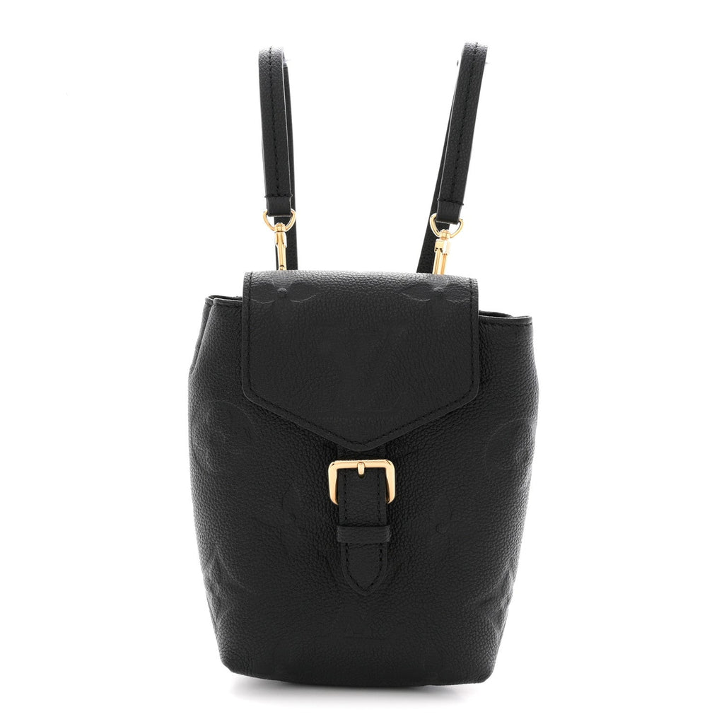Empreinte Monogram Giant Tiny Backpack Black