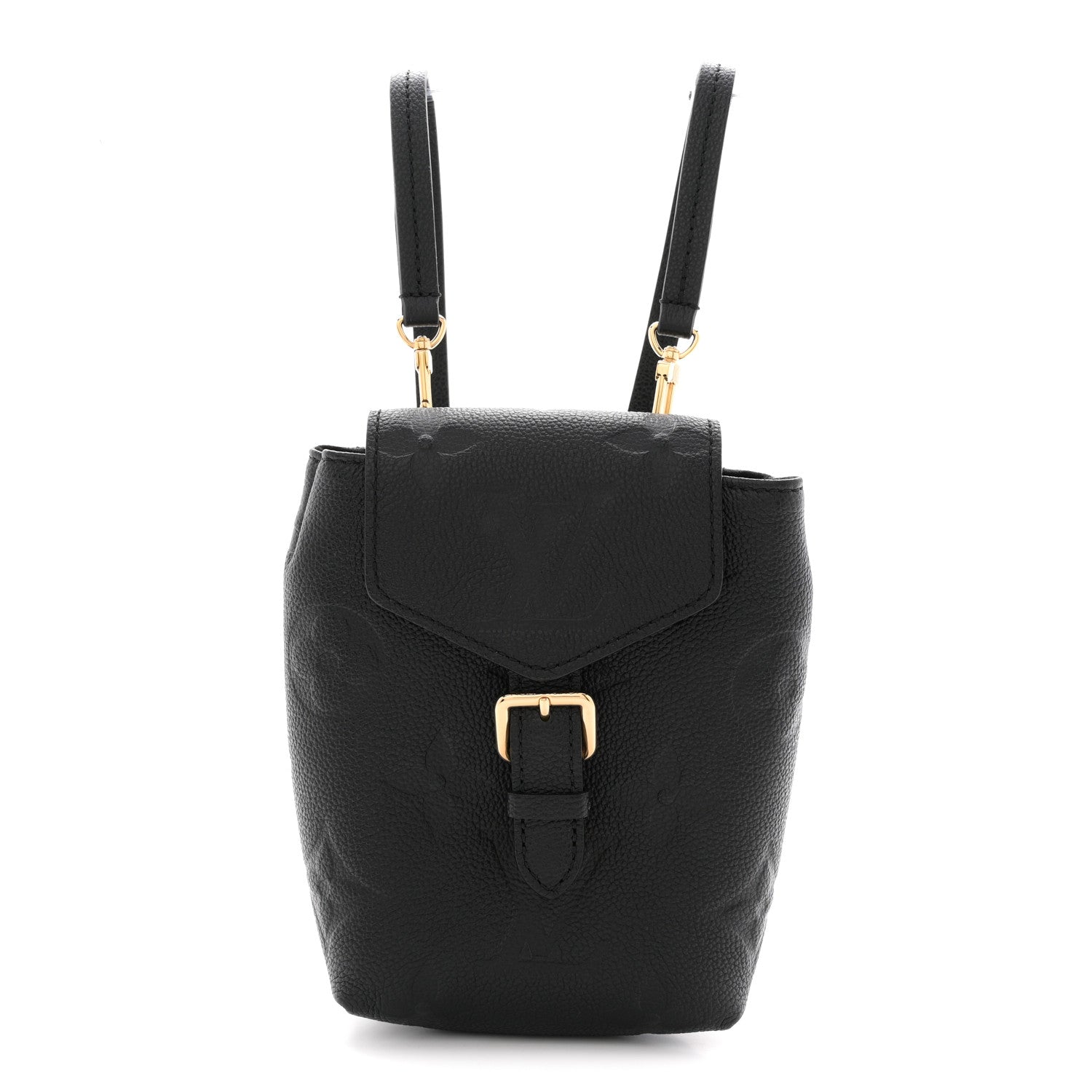 Empreinte Monogram Giant Tiny Backpack Black