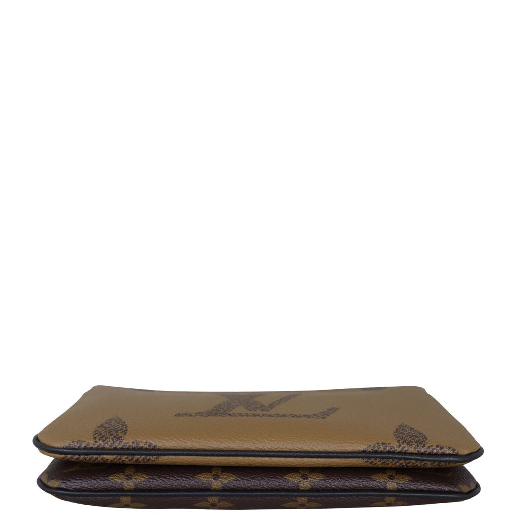 Louis Vuitton Pochette Double Zip Monogram Giant Reverse