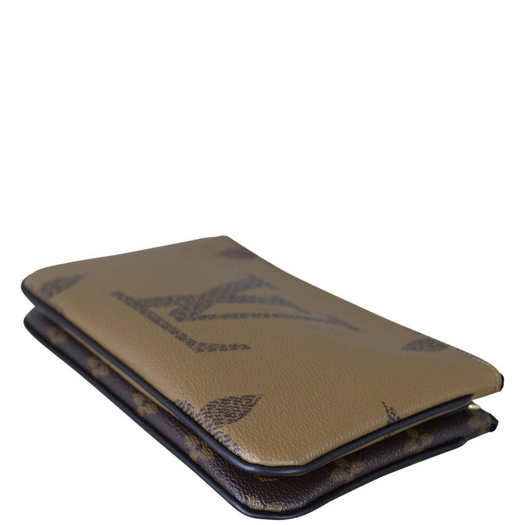 Louis Vuitton Pochette Double Zip Monogram Giant Reverse