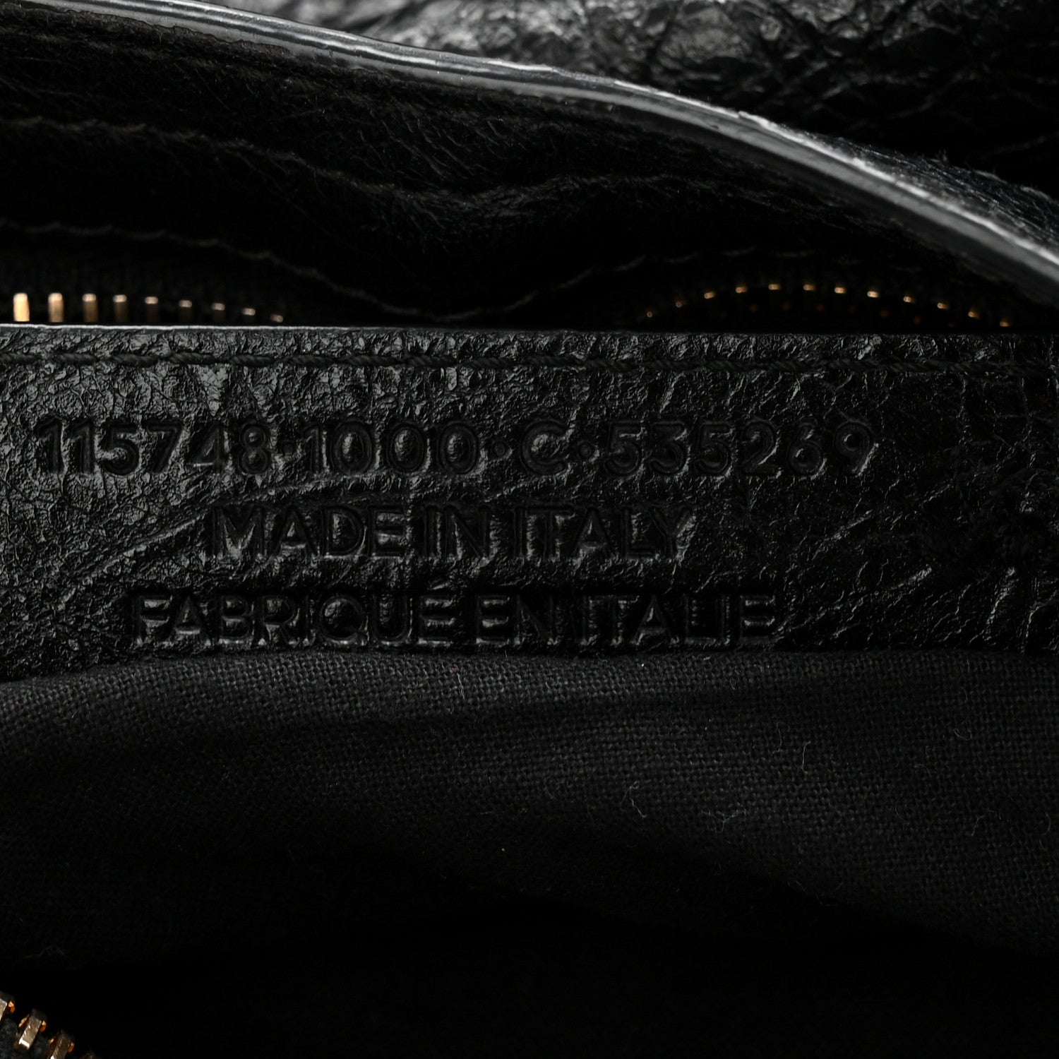 Agneau Classic Gold Hardware City Black
