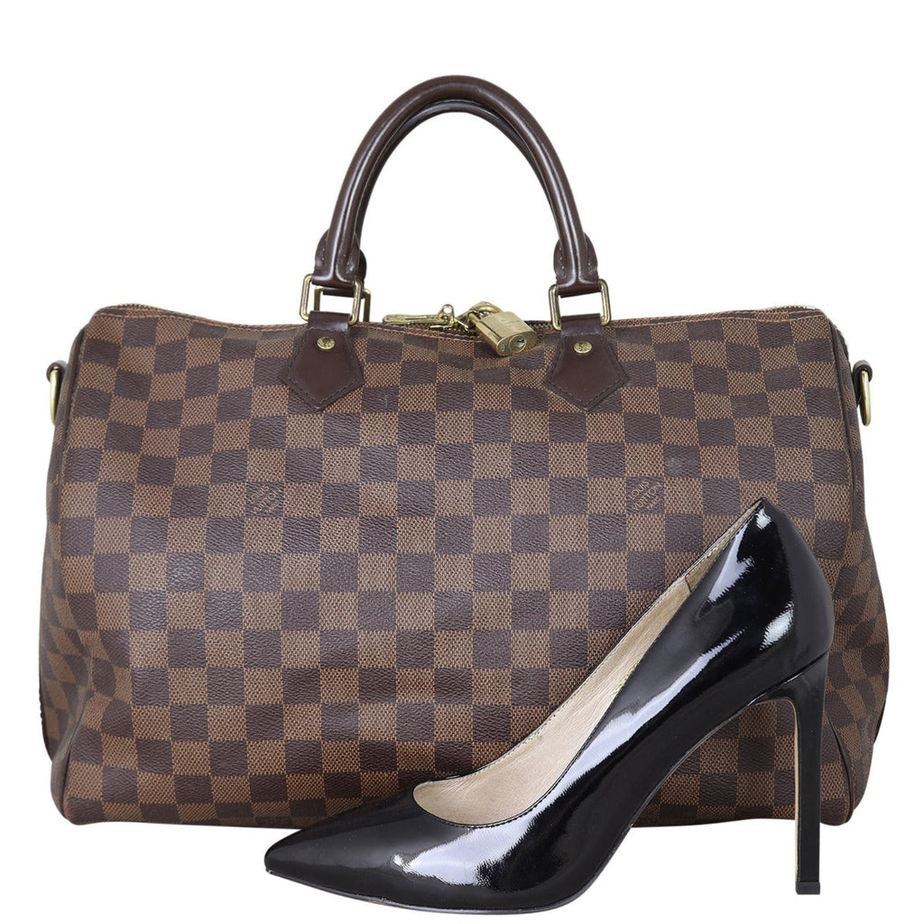 Louis Vuitton Speedy 35 Bandouliere Damier Ebene