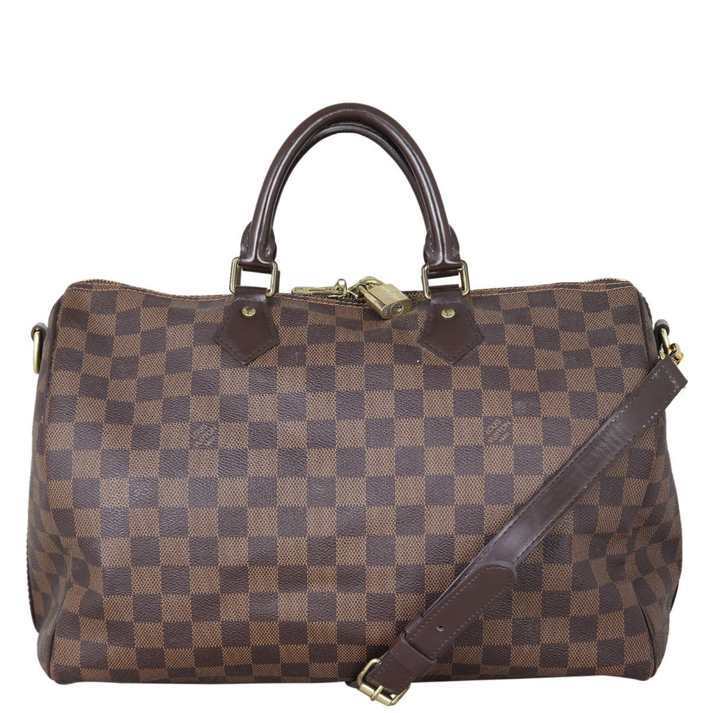 Louis Vuitton Speedy 35 Bandouliere Damier Ebene
