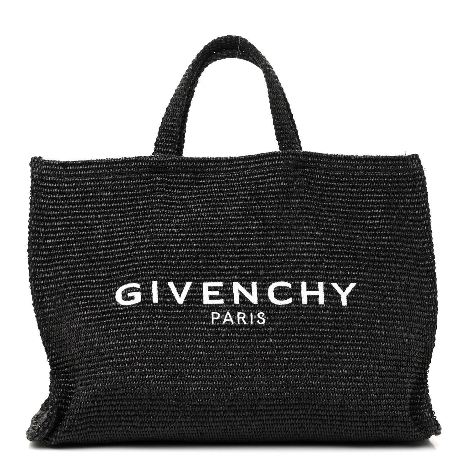 Raffia Medium G Tote Black
