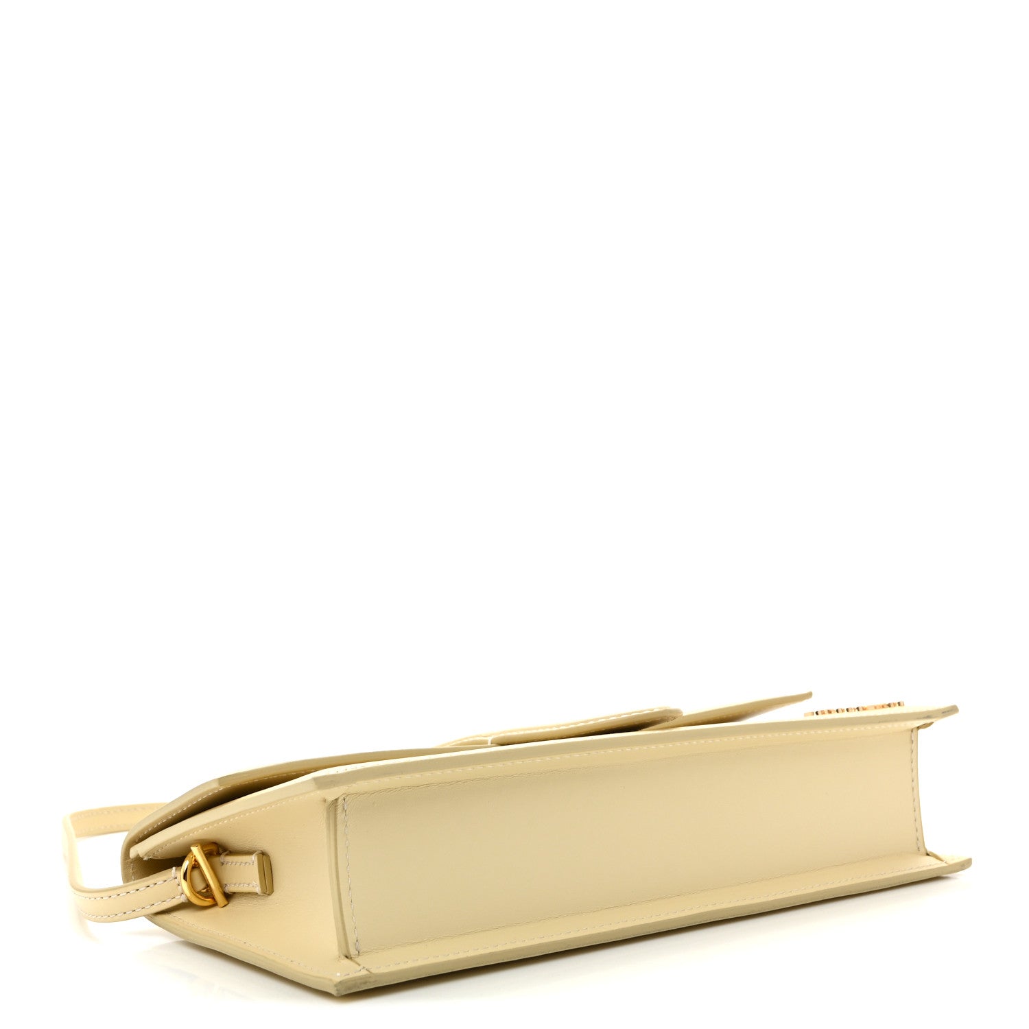 Smooth Calfskin Le Bambino Long Ivory