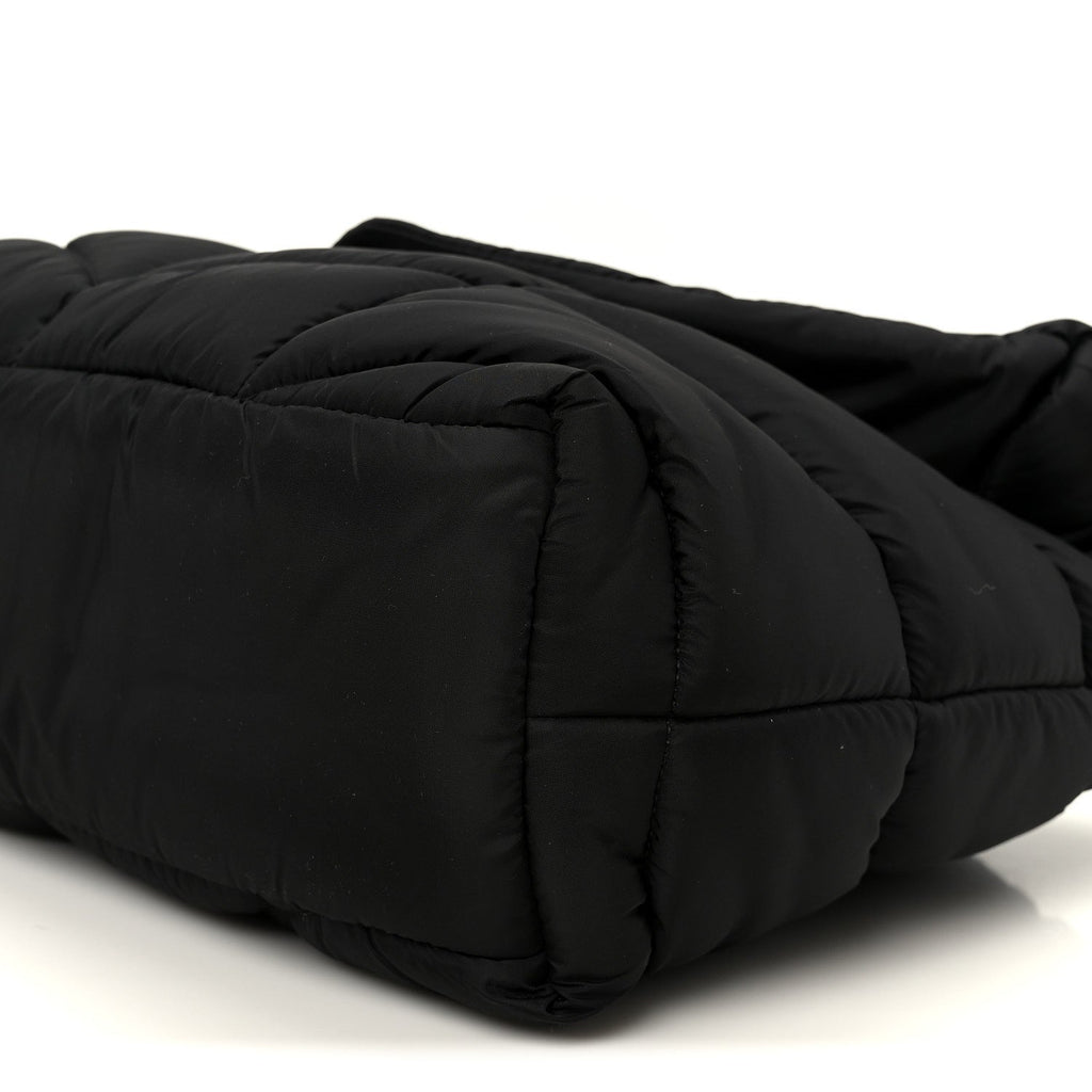 Econyl Nylon Lou Puffer Messenger Black