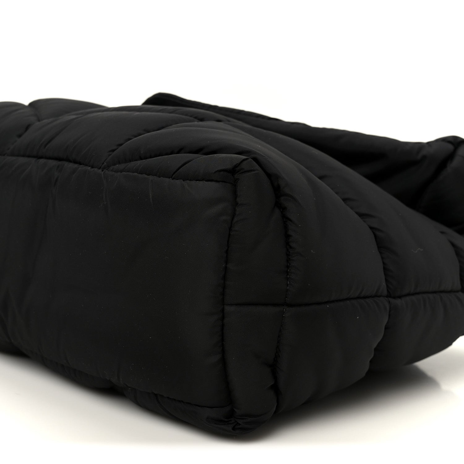 Econyl Nylon Lou Puffer Messenger Black