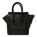 Smooth Calfskin Micro Luggage Black