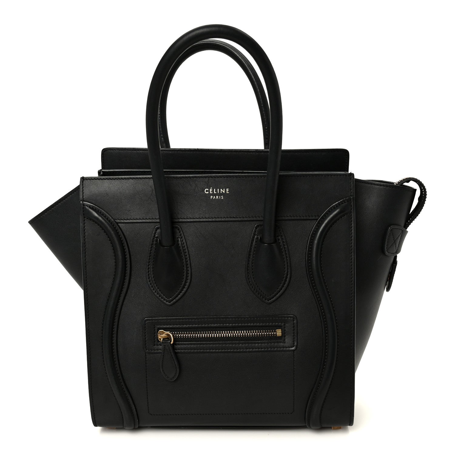 Smooth Calfskin Micro Luggage Black