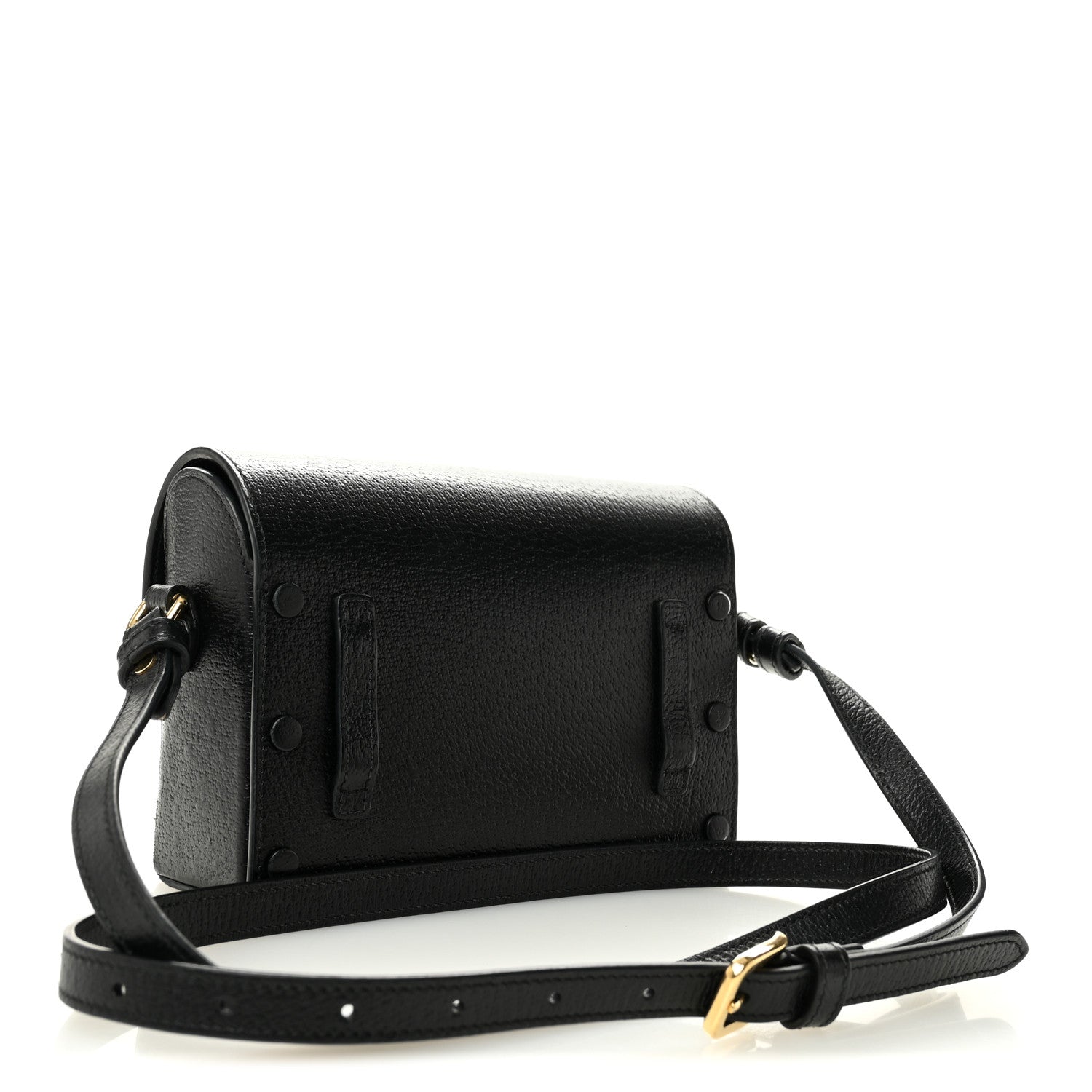 Calfskin Horsebit 1955 Shoulder Bag Black