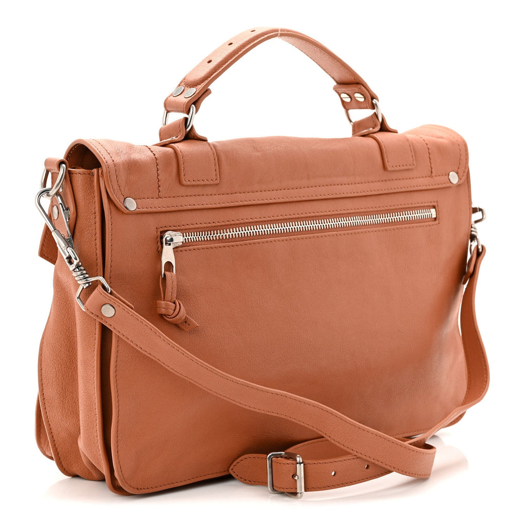 Lambskin Medium PS1 Satchel Dune