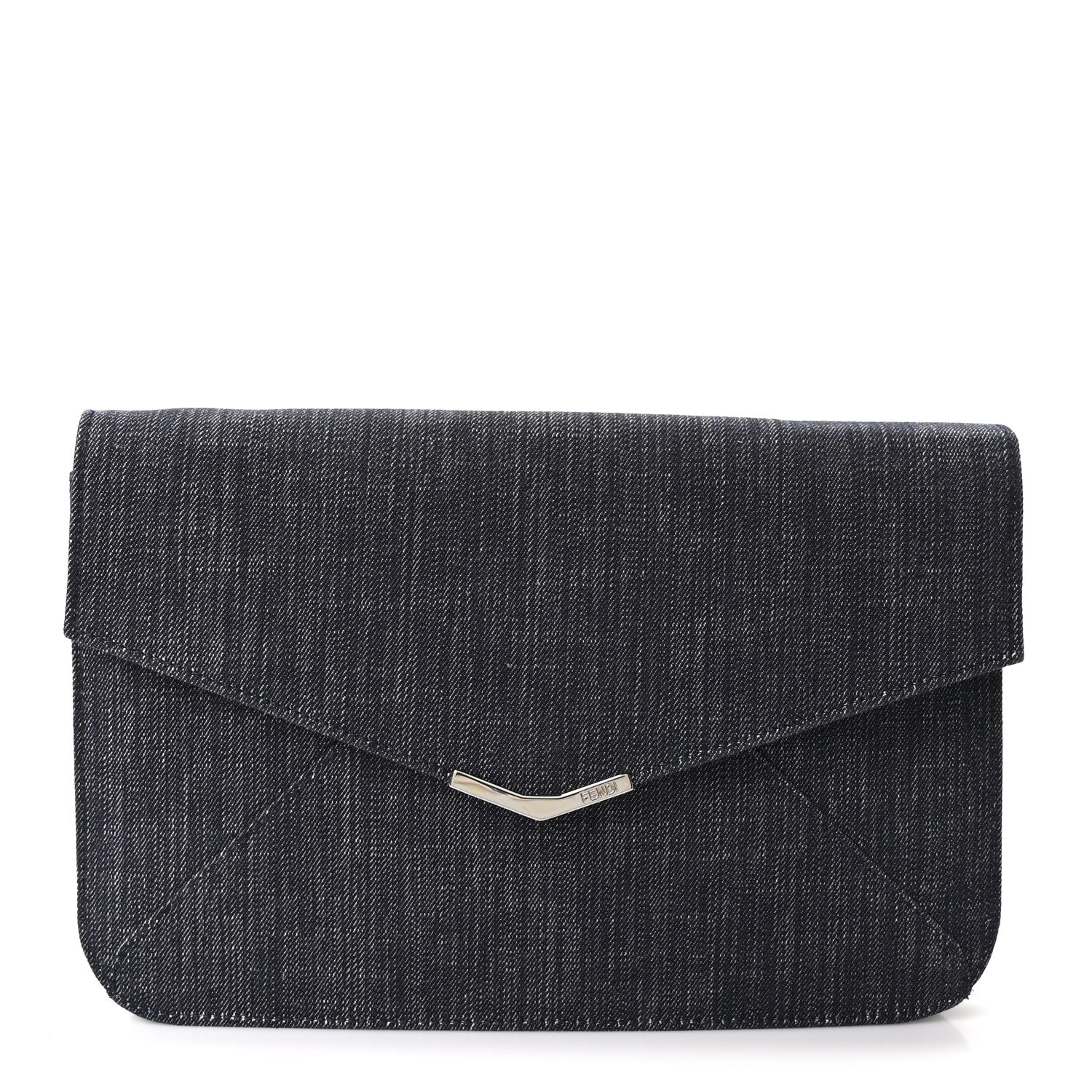 Denim 2Jours Clutch Blue Black