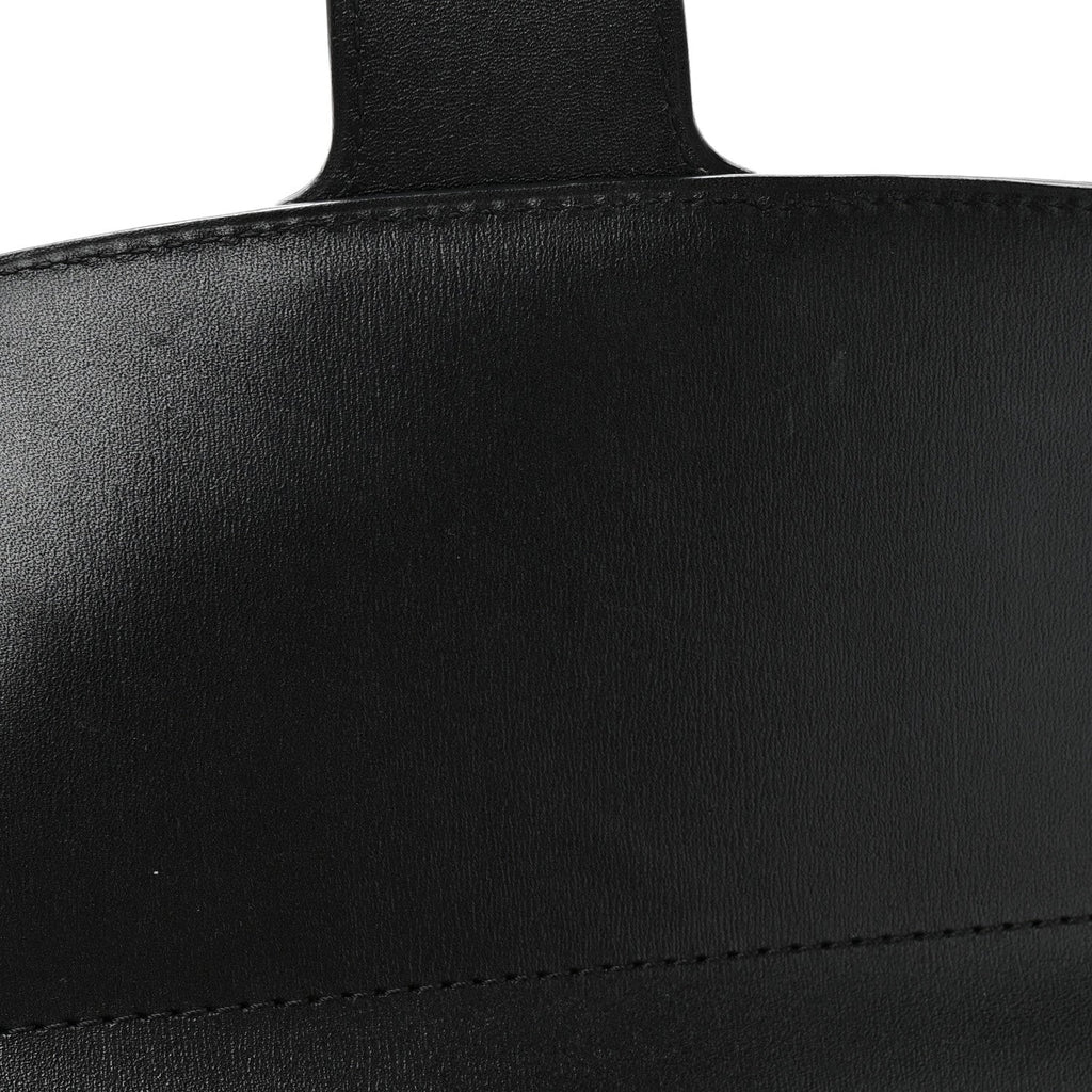 Canvas Patent Calfskin MM Brillant Satchel Black