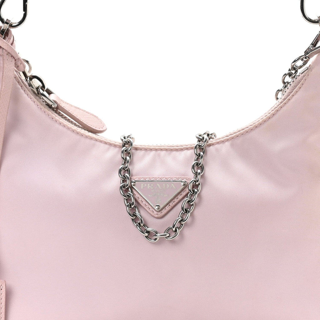 Nylon Re-Edition 2005 Shoulder Bag Alabastro