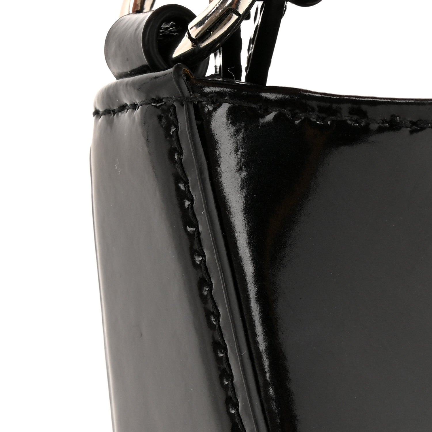 Lambskin Mini Cat Hobo Black