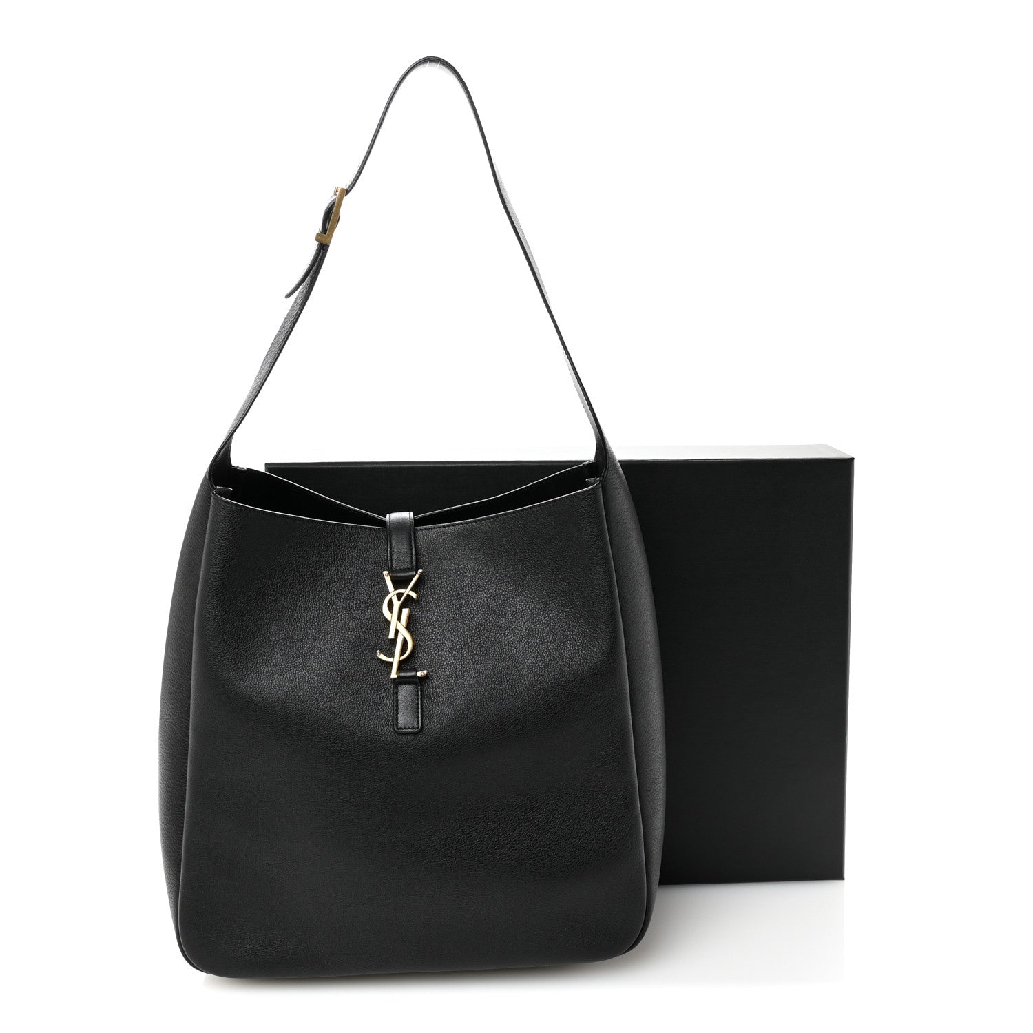 Supple Calfskin Large Le 5 A 7 Soft Hobo Black
