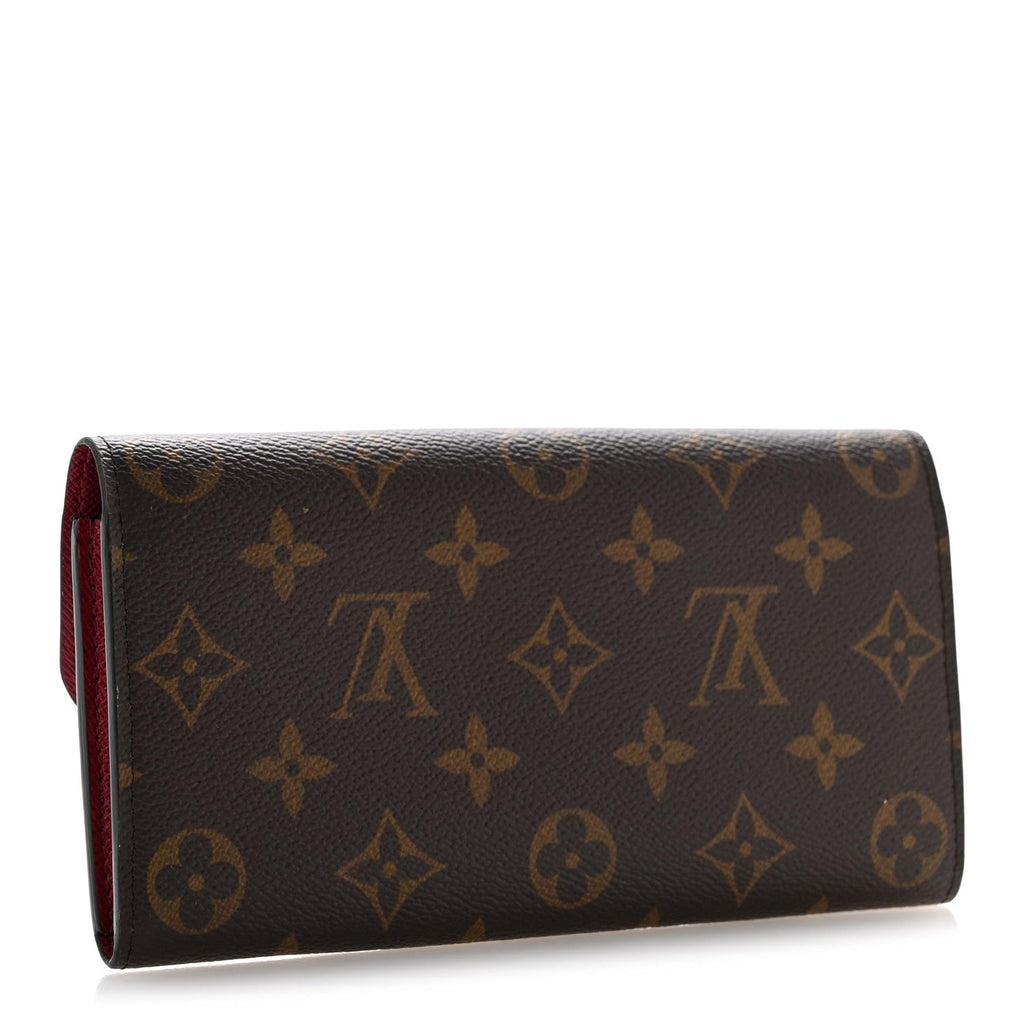 Monogram Emilie Wallet Fuchsia