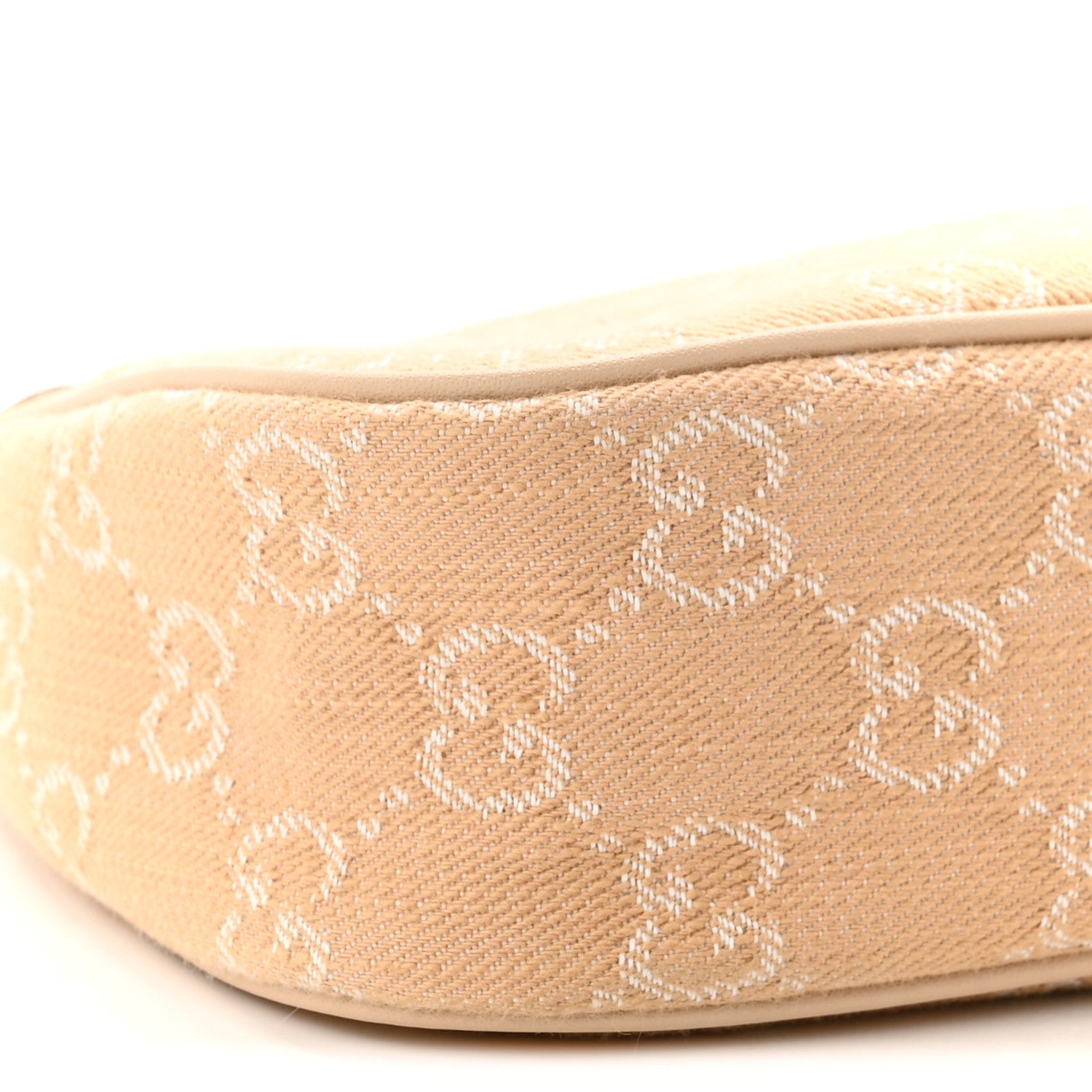 Denim GG Monogram Calfskin Small Shoulder Bag Souffle Rose