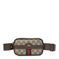 GG Supreme Monogram Ophidia Belted iPhone Case 75 30 Brown