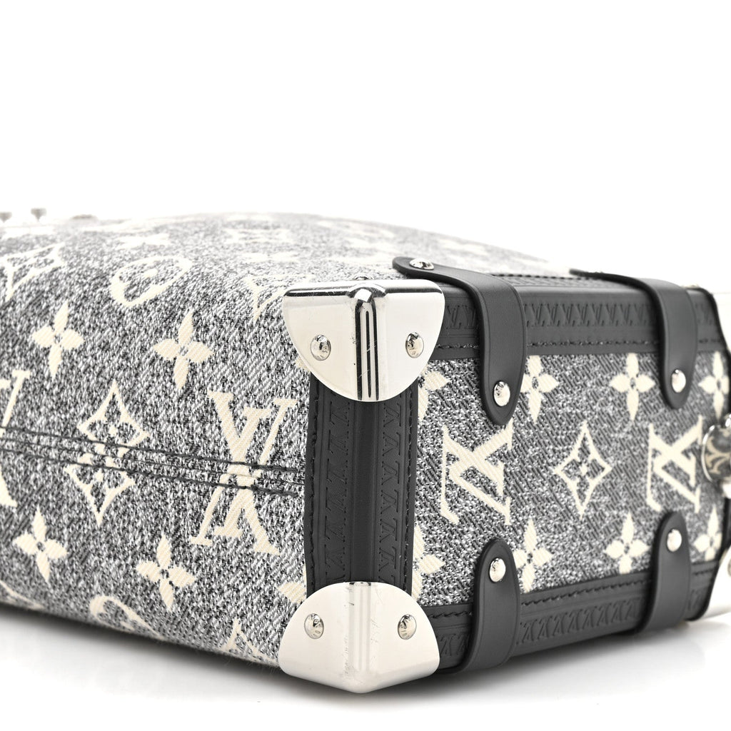 Monogram Jacquard Denim Side Trunk Grey