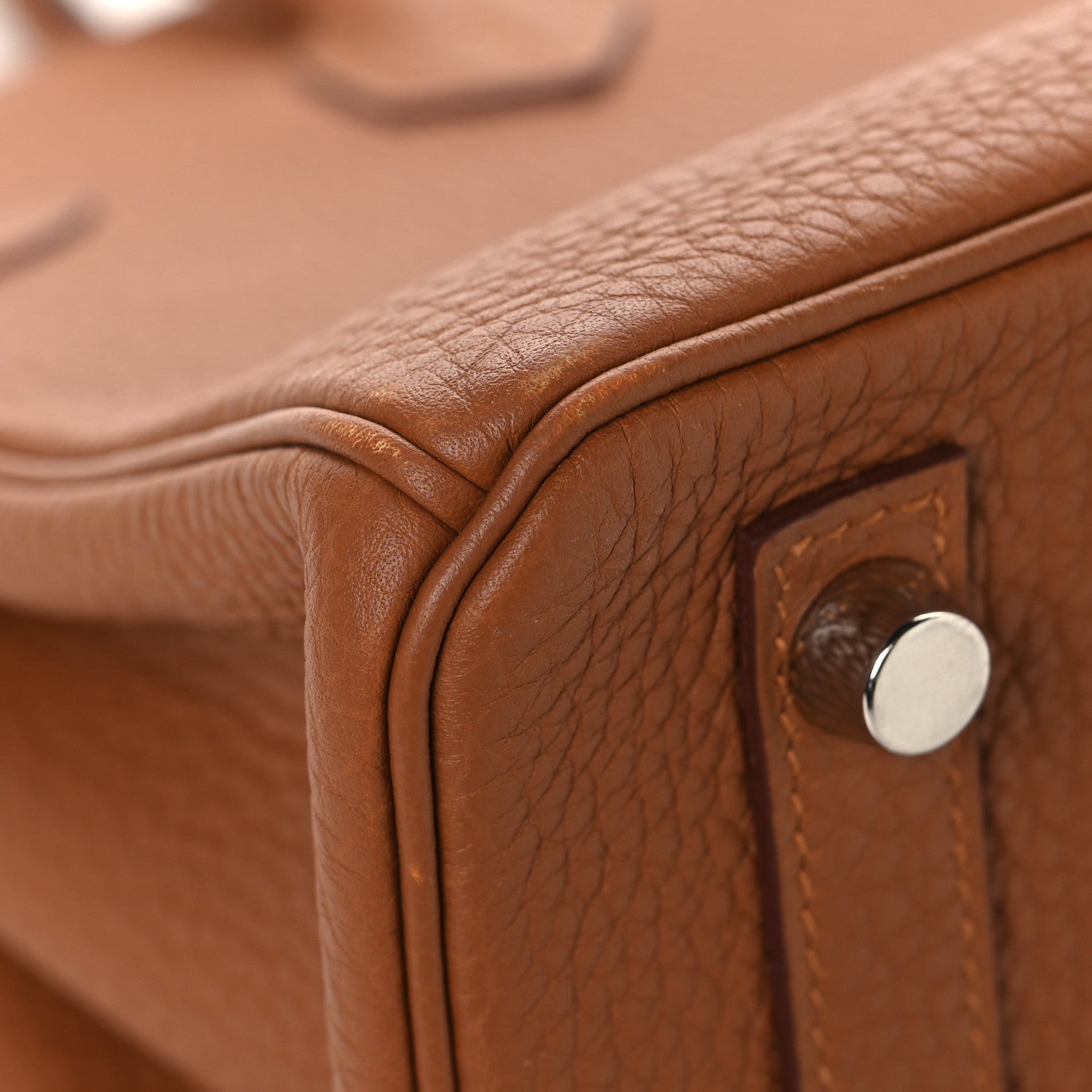 Togo Swift Officier Birkin 25 Gold Ambre